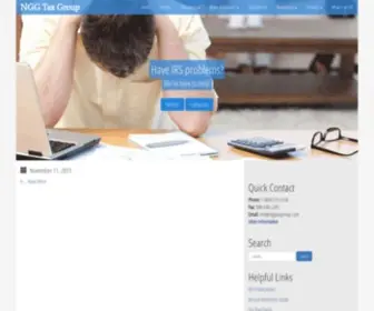 NGgtaxgroup.com(South Shore) Screenshot