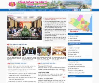 Nghean.gov.vn(Cổng) Screenshot