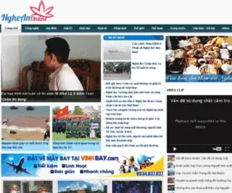 Ngheanonline.com(Một trang web mới sử dụng WordPress) Screenshot