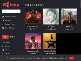 NGhme.com(Music Video Platform) Screenshot