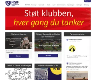 Ngif.dk(NGIF Gymnastik & Atletik) Screenshot