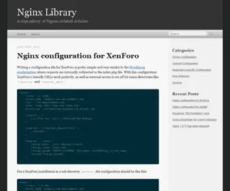 Nginxlibrary.com(Nginx Library) Screenshot