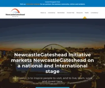 Ngi.org.uk(NewcastleGateshead Initiative) Screenshot