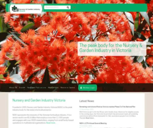 Ngiv.com.au(Nursery and Garden Industry Victoria) Screenshot