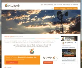 Ngkerkvrystaat.co.za(NG Kerk Vrystaat) Screenshot