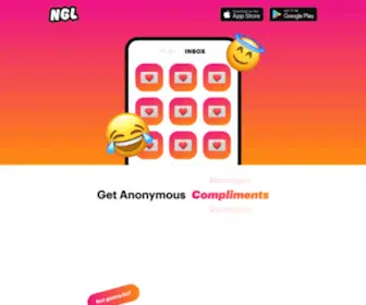 Nglapp.com(NGL) Screenshot