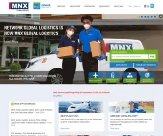 Nglog.com(MNX Global Logistics) Screenshot