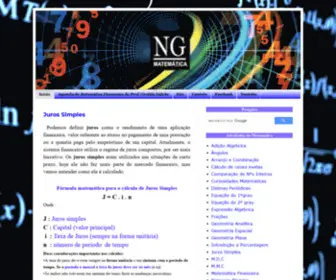 Ngmatematica.com(Matemática) Screenshot