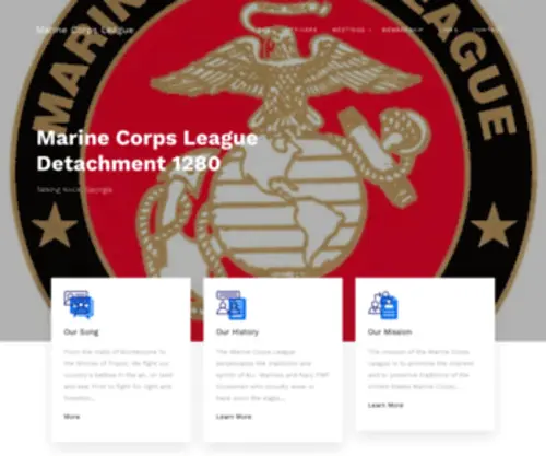 NGMCL1280.org(Marine Corps League) Screenshot