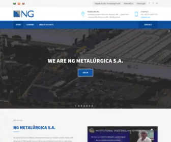 Ngmetalurgica.com.br(NG Metalúrgica) Screenshot