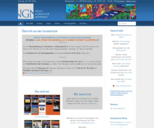 NGN-Online.de(Sprachliches und humanistisches Gymnasium) Screenshot