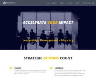 Ngo-Academy.org(Effective leadership) Screenshot