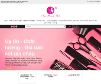 Ngocbeautyshop.com(Ngoc Beauty Shop chuyên bỏ sỉ số lượng lớn & bán lẻ mỹ phẩm. ĐT) Screenshot