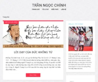 Ngocchinh.com(Trần Ngọc Chính) Screenshot