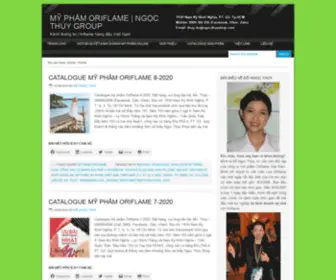 Ngocthuygroup.com(Mỹ Phẩm Oriflame) Screenshot