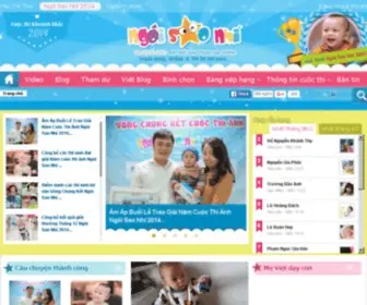 Ngoisaonhi.com(Trang Chủ Ngôi Sao Nhí 2013) Screenshot