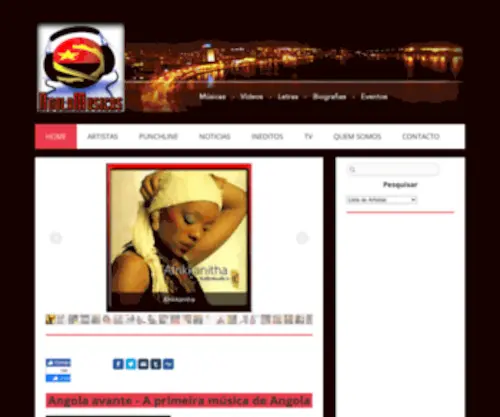 Ngolamusicas.com(Ngola Músicas) Screenshot