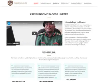 Ngomesaccos.co.tz(Karibu ngome saccos Limited) Screenshot