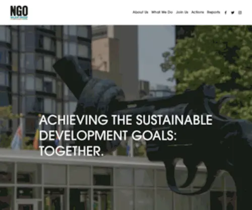 Ngomg.org(NGO Major Group) Screenshot