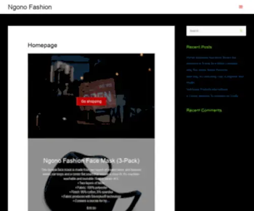 Ngonofashion.com(Edgy Fashion) Screenshot