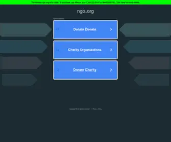 Ngo.org(NGO Global Network) Screenshot