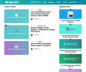 Ngorbit.id(Web Informasi dan Kreatif) Screenshot