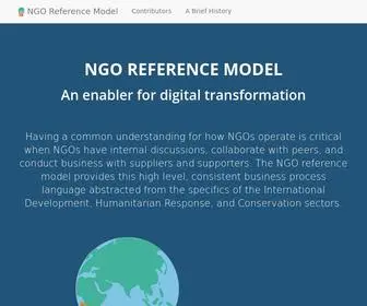 Ngoreferencemodel.org(NGO Reference Model) Screenshot