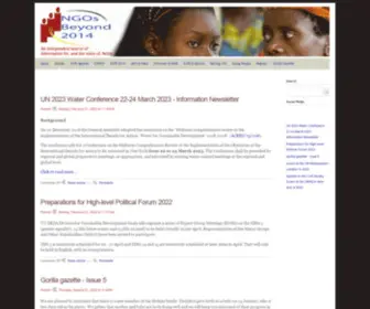 Ngosbeyond2014.org(NGOs Beyond 2014) Screenshot