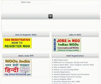 Ngosindia.com(NGOs India) Screenshot