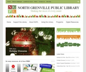 NGPL.ca(North Grenville Public Library) Screenshot