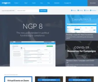 NGpsoftware.com(Democratic Campaign Software) Screenshot