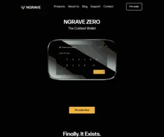 Ngrave.io(Unrivaled crypto security and seamless experience) Screenshot