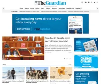 NGrguardiannews.com(The Guardian Nigeria News) Screenshot