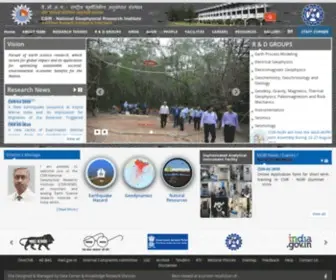 Ngri.org.in(National Geophysical Research Institute (NGRI)) Screenshot