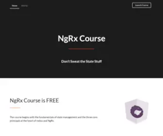 NGRX-Course.com(NgRx Course) Screenshot