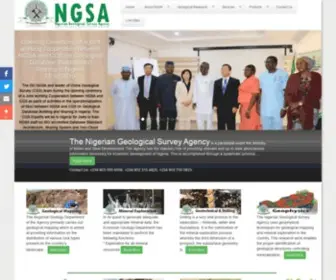 Ngsa.gov.ng(Nigeria Geological Survey Agency) Screenshot