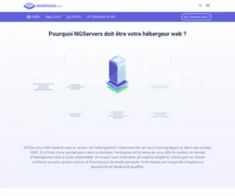 Ngservers.com(Hébergement) Screenshot