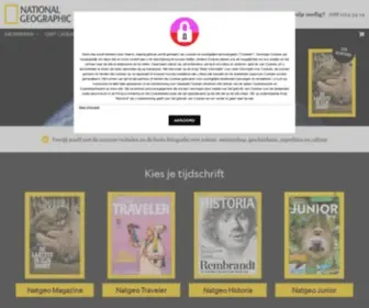 NGshop.nl(Welkom op de National Geographic webwinkel) Screenshot