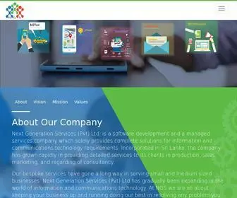 NGslanka.com(Next Generation services) Screenshot