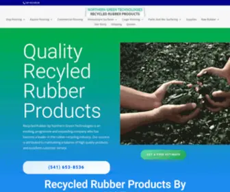 NGT-Recycledrubber.com(Recycled Rolled Rubber and Tile Flooring for any application) Screenshot