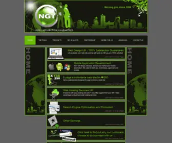 NGT.co.uk(Web Design UK Birmingham Solihull) Screenshot