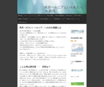 NGthernia.com(そけいヘルニアとは？･手術方法) Screenshot