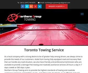 Ngtowing.ca(Northern Group Towing Toronto) Screenshot