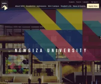 Ngu.edu.eg(Newgiza University) Screenshot