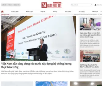 Nguoiduatin.vn(Tạp chí điện tử Người đưa tin) Screenshot