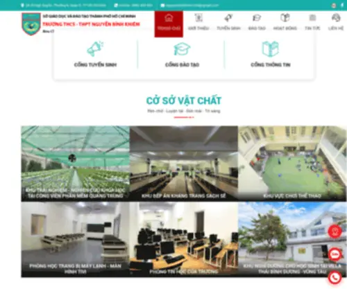 Nguyenbinhkhiem.edu.vn(TRƯỜNG) Screenshot
