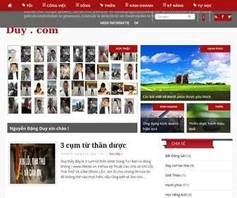 Nguyendangduy.com(Nguyễn Đặng Duy) Screenshot