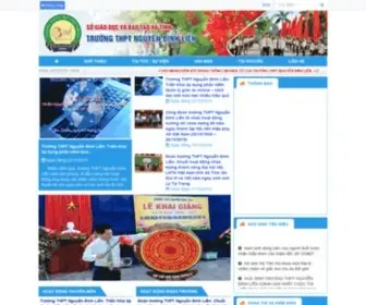 Nguyendinhlien.edu.vn(Trường) Screenshot