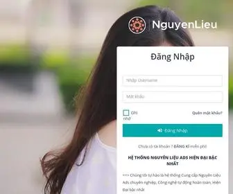 Nguyenlieu.org(Web cung cấp CLONE & BM & Via & Các Dịch Vụ Khác Giá rẻ) Screenshot