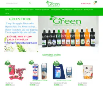 Nguyenlieuphache24H.com(GREEN STORE) Screenshot